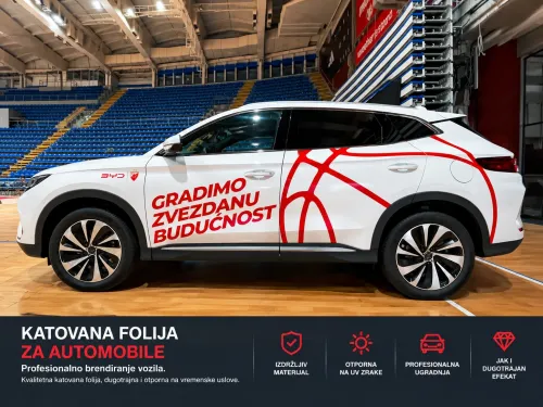 Katovana folija za brendiranje automobila